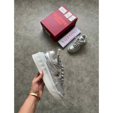 Valentino Yüksek Taban Silver VLTN