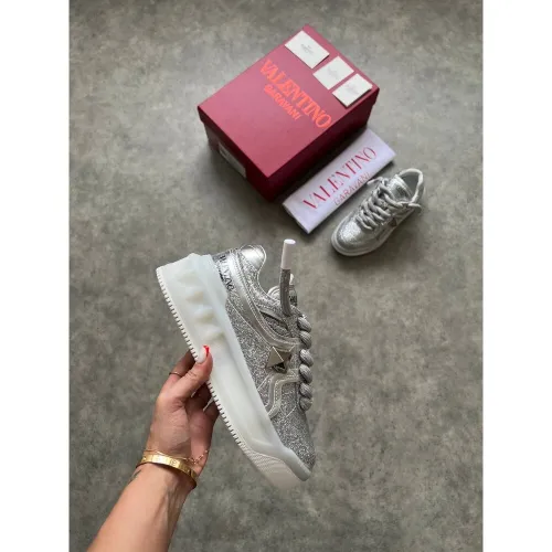 Valentino Yüksek Taban Silver VLTN