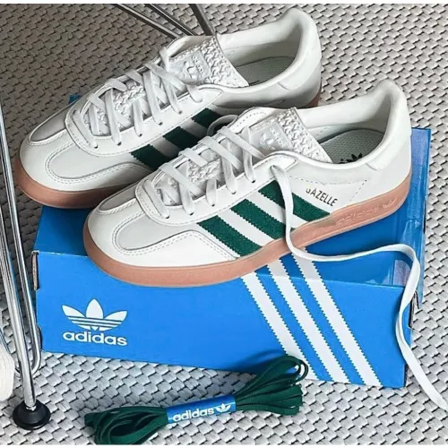 Adidas Gazelle indoor emmi off white dark green
