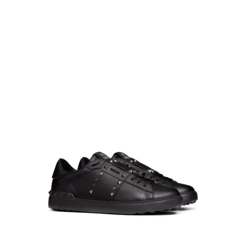 New Season Valentino Garavani Rockstud Untitled leather sneakers