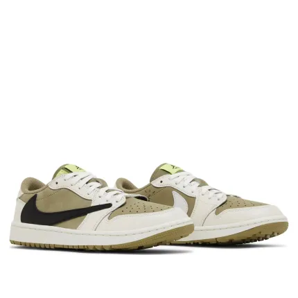 Nike Air Jordan 1 Retro Low Golf Travis Scott Neutral Olive
