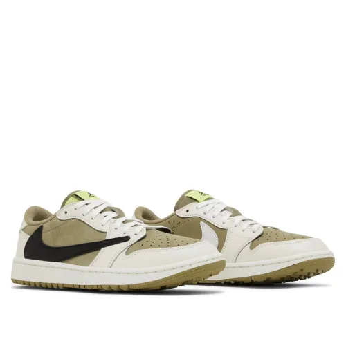 Nike Air Jordan 1 Retro Low Golf Travis Scott Neutral Olive