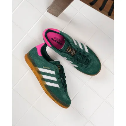 Adidas Gazalle indoor Collegiate Green Pink Yeşil