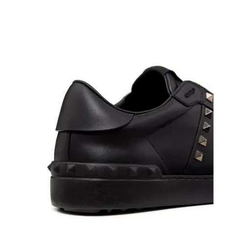 New Season Valentino Garavani Rockstud Untitled leather sneakers