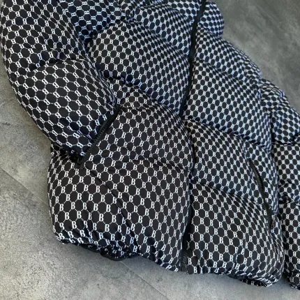 B Baskılı Şişme Mont B Baskılı Şişme Mont