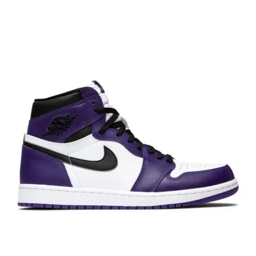 Air Jordan Purple Courth White