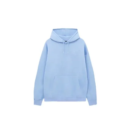 Mavi Kapüşonlu Sweatshirt