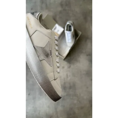 Golden Goose Unisex White Silve