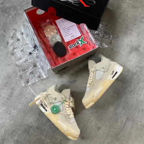 Off White x Air Jordan 4 Sail Off White x Air Jordan 4 Sail