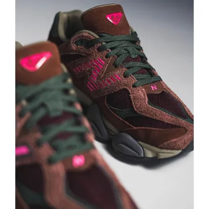 New Balance 9060 Rich Oak Burgundy