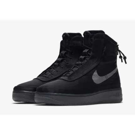 NIKE AIR FORCE 1 SHELL BLACK