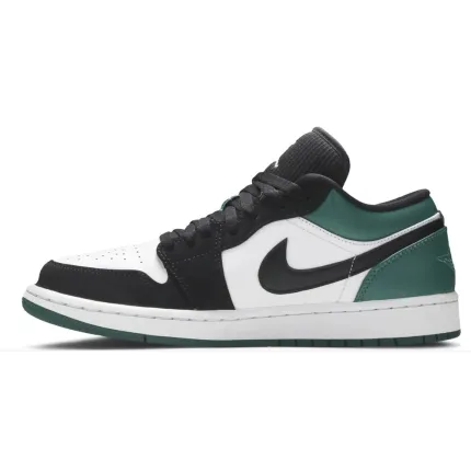 Nike Jordan 1 Low White Black Mystic Green