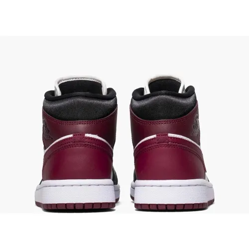Nike Air Jordan 1 Mid Se Black Dark Beetroot (w