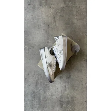 Golden Goose Unisex White Silve