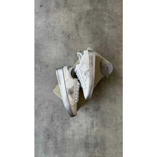 Golden Goose Unisex White Silve