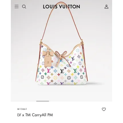 Louis Vuitton LV x TM CarryAll PM