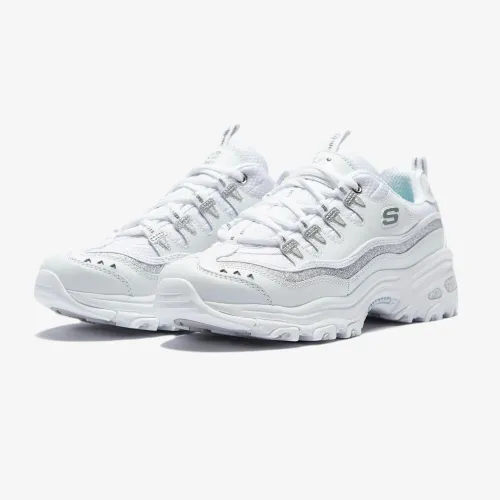 SKECHERS D’lites- Silver White