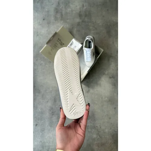 Golden Goose Unisex White Silve