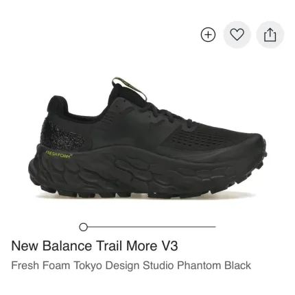 New Balance Foam More Trail Black