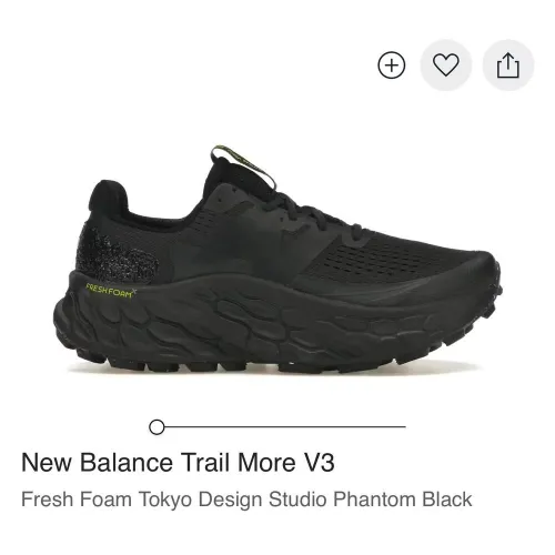 New Balance Foam More Trail Black