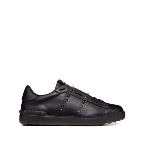 New Season Valentino Garavani Rockstud Untitled leather sneakers