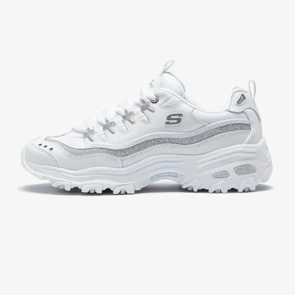 SKECHERS D’lites- Silver White