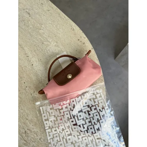 Long Champ Toz Pembe Kol Çantası