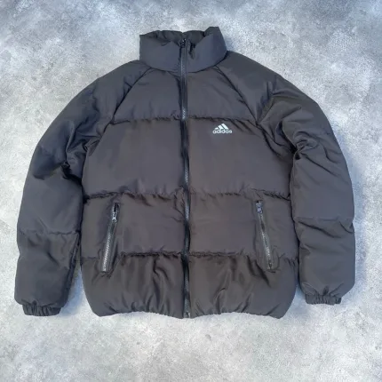 Oversize Adidas Siyah Şişme Mont