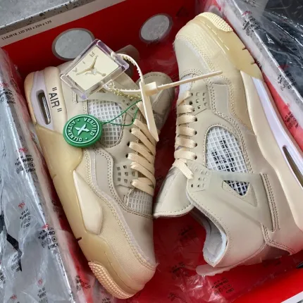 Off White x Air Jordan 4 Sail Off White x Air Jordan 4 Sail