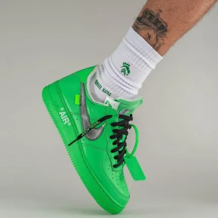 Nike Airforce 1 Off White Green Light Nike Airforce 1 Off White Green Light