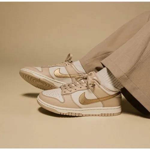 Nike Dunk Low Phantom Metallic Gold