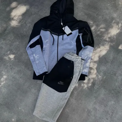Nike Teech Fleech Gri Siyah Eşofman Takımı